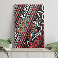 Maori Language Week Canvas Wall Art Ake Ake Ake Tribal Patterns
