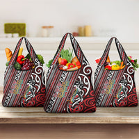 Maori Language Week Grocery Bag Ake Ake Ake Tribal Patterns