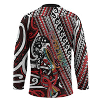 Personalised Maori Language Week Hockey Jersey Ake Ake Ake Tribal Patterns