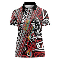 Personalised Maori Language Week Women Polo Shirt Ake Ake Ake Tribal Patterns