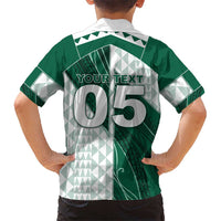 Custom Hawaii Volleyball Family Matching Long Sleeve Bodycon Dress and Hawaiian Shirt Shaka Aloha Hand DT05 - Polynesian Pride