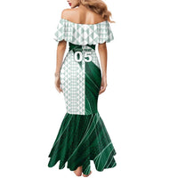 Custom Hawaii Volleyball Family Matching Mermaid Dress and Hawaiian Shirt Shaka Aloha Hand DT05 - Polynesian Pride