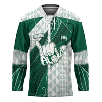 Custom Hawaii Volleyball Hockey Jersey Shaka Aloha Hand