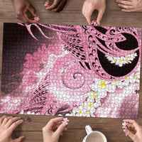Piko Hawaiian Puzzle Pink Galaxy Spiral Plumeria Tribal Patterns