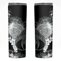 Piko Hawaiian Skinny Tumbler Monochrome Galaxy Spiral Plumeria Tribal Patterns