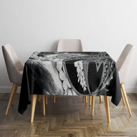 Piko Hawaiian Tablecloth Monochrome Galaxy Spiral Plumeria Tribal Patterns