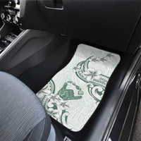 Aloha Hawaii Shaka Car Mats Hang Loose Mint Version - Polynesian Pride