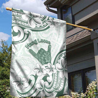 Aloha Hawaii Shaka Garden Flag Hang Loose Mint Version - Polynesian Pride