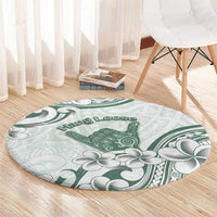 Aloha Hawaii Shaka Round Carpet Hang Loose Mint Version - Polynesian Pride