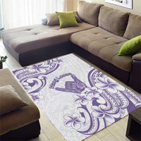 Aloha Hawaii Shaka Area Rug Hang Loose Purple Version - Polynesian Pride