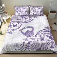 Aloha Hawaii Shaka Bedding Set Hang Loose Purple Version - Polynesian Pride