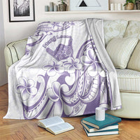 Aloha Hawaii Shaka Blanket Hang Loose Purple Version - Polynesian Pride