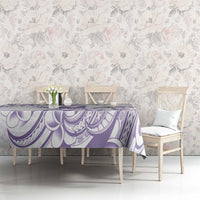 Aloha Hawaii Shaka Tablecloth Hang Loose Purple Version - Polynesian Pride