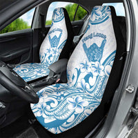 Aloha Hawaii Shaka Car Seat Cover Hang Loose Blue Version - Polynesian Pride