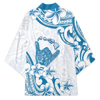 Aloha Hawaii Shaka Kimono Hang Loose Blue Version - Polynesian Pride