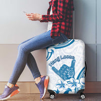 Aloha Hawaii Shaka Luggage Cover Hang Loose Blue Version - Polynesian Pride