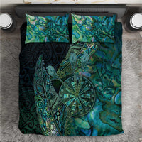 New Zealand Dart Bedding Set Maori Fern With Paua Shell - Polynesian Pride