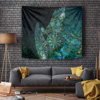 New Zealand Dart Tapestry Maori Fern With Paua Shell - Polynesian Pride