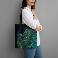 New Zealand Dart Tote Bag Maori Fern With Paua Shell - Polynesian Pride