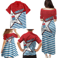 West Papua Morning Star Family Matching Puletasi and Hawaiian Shirt One People One Soul DT05 - Polynesian Pride