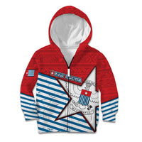 West Papua Morning Star Kid Hoodie One People One Soul - Polynesian Pride