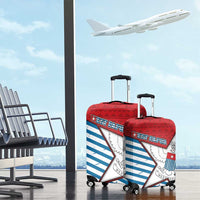 West Papua Morning Star Luggage Cover One People One Soul - Polynesian Pride