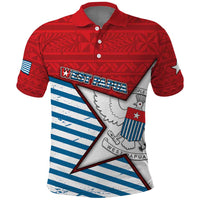 West Papua Morning Star Polo Shirt One People One Soul - Polynesian Pride