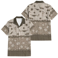 Hawaii Christmas In July Family Matching Puletasi and Hawaiian Shirt Beige Mele Kalikimaka Sea Animals DT05 Dad's Shirt - Short Sleeve Beige - Polynesian Pride