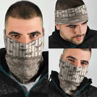 Hawaii Christmas In July Neck Gaiter Beige Mele Kalikimaka Sea Animals DT05 - Polynesian Pride