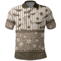 Hawaii Christmas In July Polo Shirt Beige Mele Kalikimaka Sea Animals DT05 Beige - Polynesian Pride