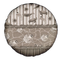 Hawaii Christmas In July Spare Tire Cover Beige Mele Kalikimaka Sea Animals DT05 - Polynesian Pride