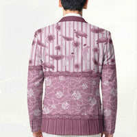 Hawaii Christmas In July Blazer Dusty Pink Mele Kalikimaka Sea Animals DT05 - Polynesian Pride