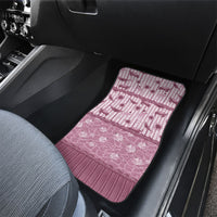 Hawaii Christmas In July Car Mats Dusty Pink Mele Kalikimaka Sea Animals DT05 - Polynesian Pride