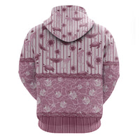 Hawaii Christmas In July Hoodie Dusty Pink Mele Kalikimaka Sea Animals