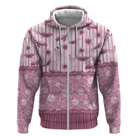 Hawaii Christmas In July Hoodie Dusty Pink Mele Kalikimaka Sea Animals
