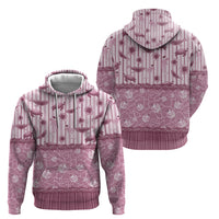 Hawaii Christmas In July Hoodie Dusty Pink Mele Kalikimaka Sea Animals