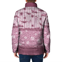 Hawaii Christmas In July Padded Jacket Dusty Pink Mele Kalikimaka Sea Animals DT05 - Polynesian Pride