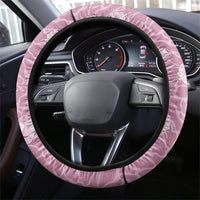 Hawaii Christmas In July Steering Wheel Cover Dusty Pink Mele Kalikimaka Sea Animals