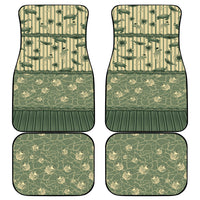 Hawaii Christmas In July Car Mats Olive Green Mele Kalikimaka Sea Animals DT05 - Polynesian Pride