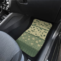 Hawaii Christmas In July Car Mats Olive Green Mele Kalikimaka Sea Animals DT05 - Polynesian Pride