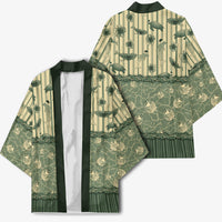 Hawaii Christmas In July Kimono Olive Green Mele Kalikimaka Sea Animals DT05 - Polynesian Pride