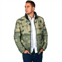 Hawaii Christmas In July Padded Jacket Olive Green Mele Kalikimaka Sea Animals DT05 - Polynesian Pride