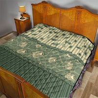 Hawaii Christmas In July Quilt Olive Green Mele Kalikimaka Sea Animals DT05 - Polynesian Pride