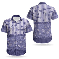 Hawaii Christmas In July Couples Matching Puletasi and Hawaiian Shirt Amethyst Purple Mele Kalikimaka Sea Animals DT05 - Polynesian Pride