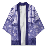 Hawaii Christmas In July Kimono Amethyst Purple Mele Kalikimaka Sea Animals DT05 Unisex Purple - Polynesian Pride