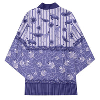 Hawaii Christmas In July Kimono Amethyst Purple Mele Kalikimaka Sea Animals DT05 - Polynesian Pride