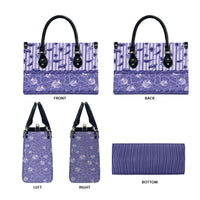 Hawaii Christmas In July Leather Bag Amethyst Purple Mele Kalikimaka Sea Animals DT05 - Polynesian Pride