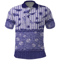Hawaii Christmas In July Polo Shirt Amethyst Purple Mele Kalikimaka Sea Animals