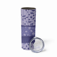 Hawaii Christmas In July Skinny Tumbler Amethyst Purple Mele Kalikimaka Sea Animals DT05 - Polynesian Pride