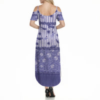 Hawaii Christmas In July Summer Maxi Dress Amethyst Purple Mele Kalikimaka Sea Animals DT05 - Polynesian Pride